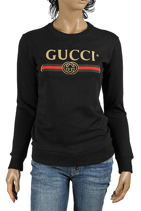 women's gucci print sweatshirt|gucci sweaters for women.